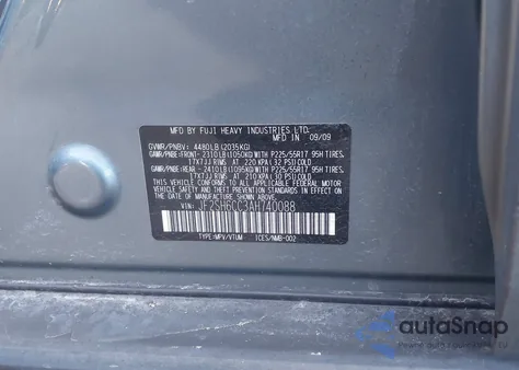 2010 Subaru Forester 2.5X Premium from USA, damaged, VIN JF2SH6CC3AH740088